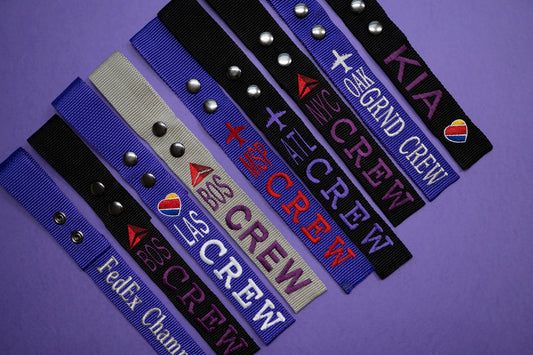 Double sided Personalized Luggage strap.