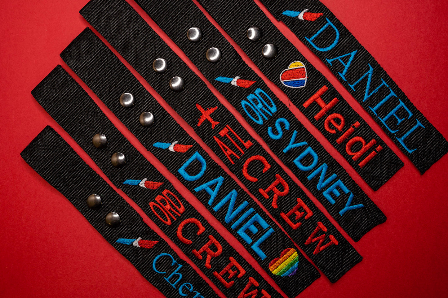 Double sided Personalized Luggage strap.