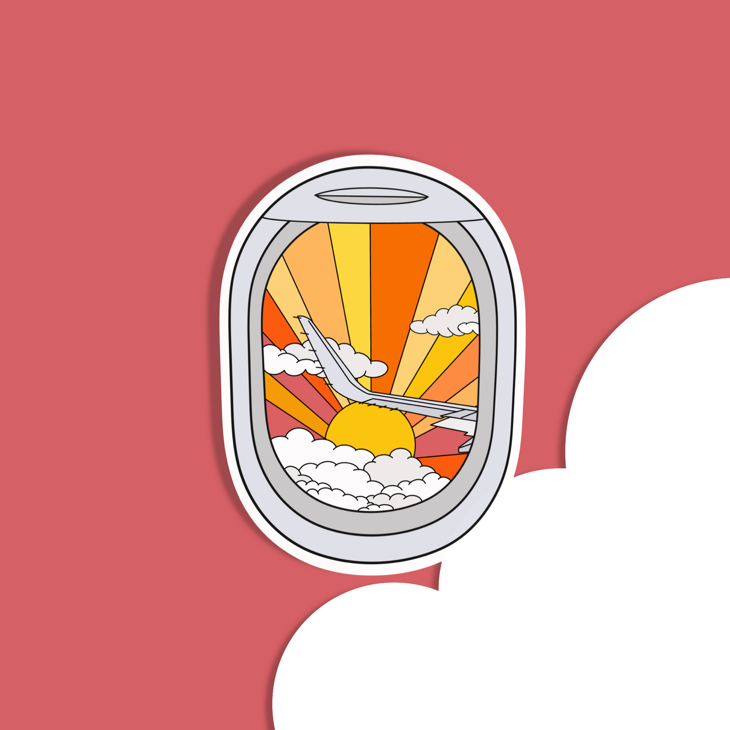 Sunset Window View