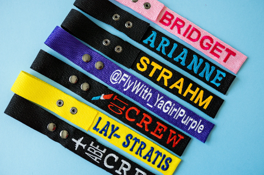Double sided Personalized Luggage strap.