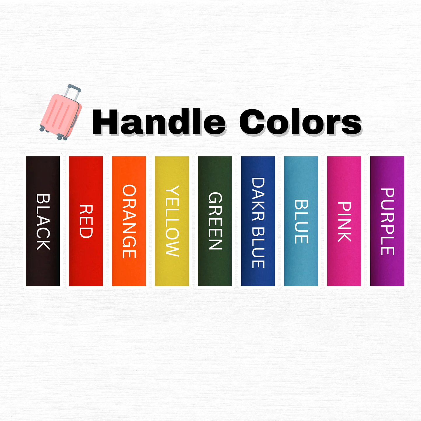 Personalized Luggage Handle