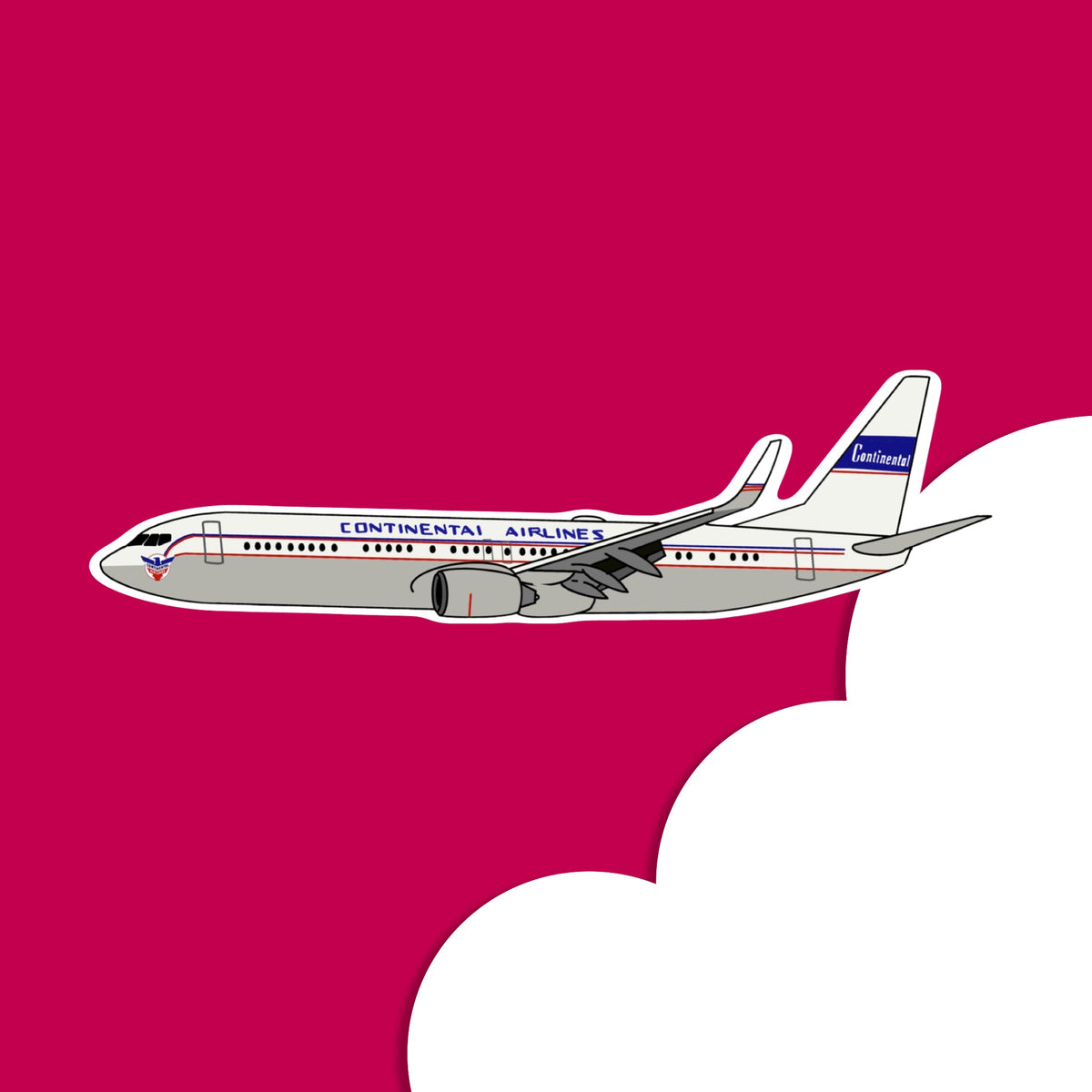 Retro Continental Aircraft